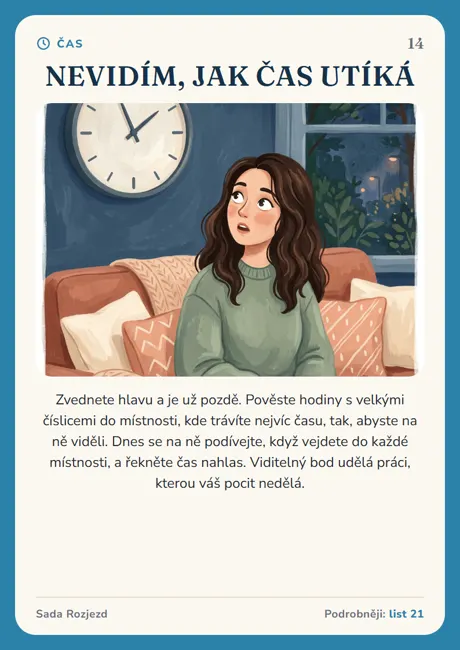 Karta: Nevidím, jak čas utíká